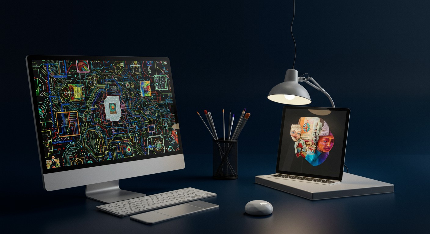 Feature image for Exploring 'Creative Machines: AI, Art & Us' by Maya Ackerman