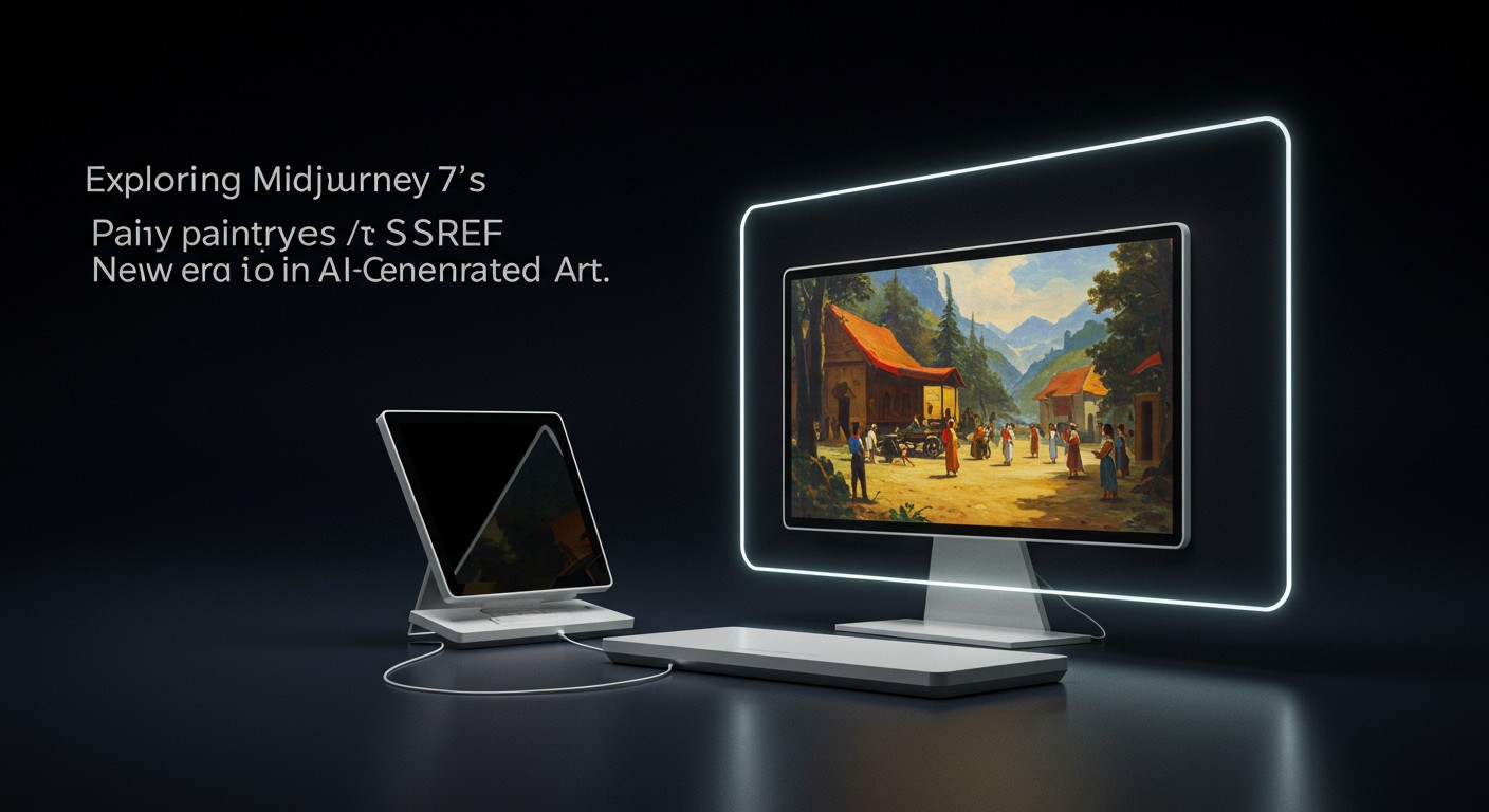 Feature image for Exploring Midjourney 7's SREF Painting Styles: A New Era in AI-Generated Art
