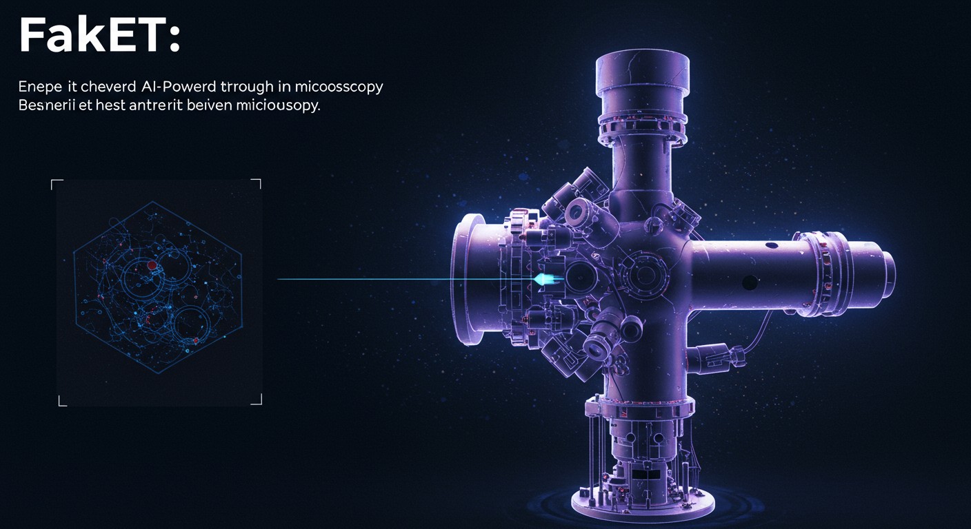 Feature image for FakET: AI-Powered Breakthrough in Electron Microscopy