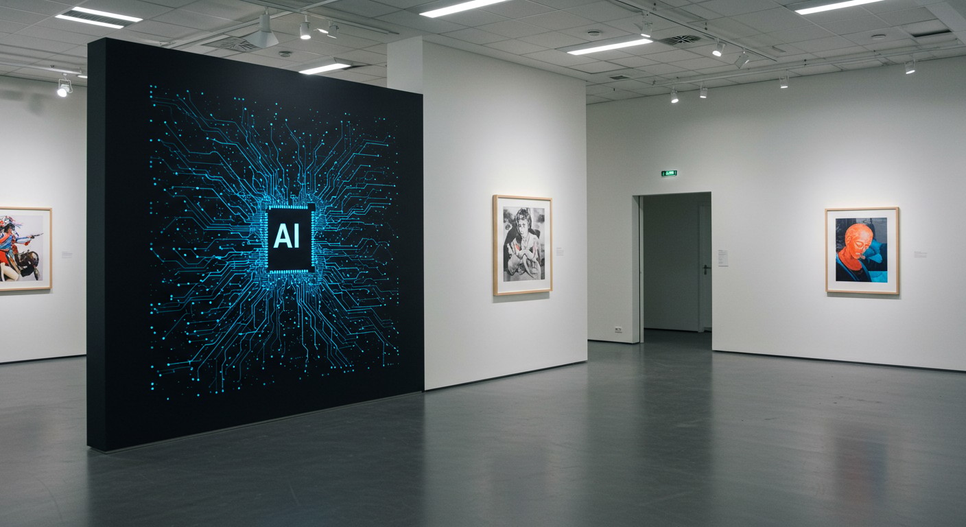 Feature image for Gallery's Use of AI-Generated Art Sparks Debate on Creativity and Authenticity