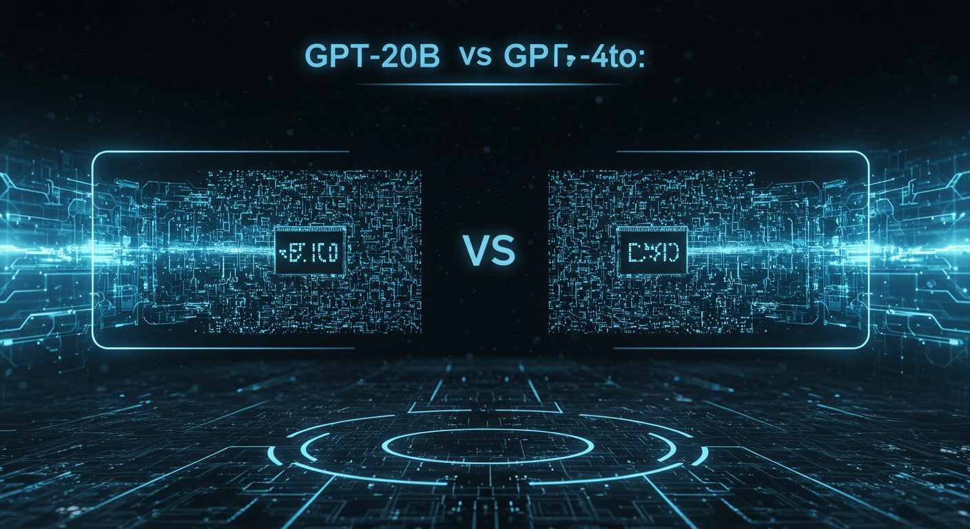 Feature image for GPT-20B vs. GPT-4o: A Comprehensive Performance Showdown