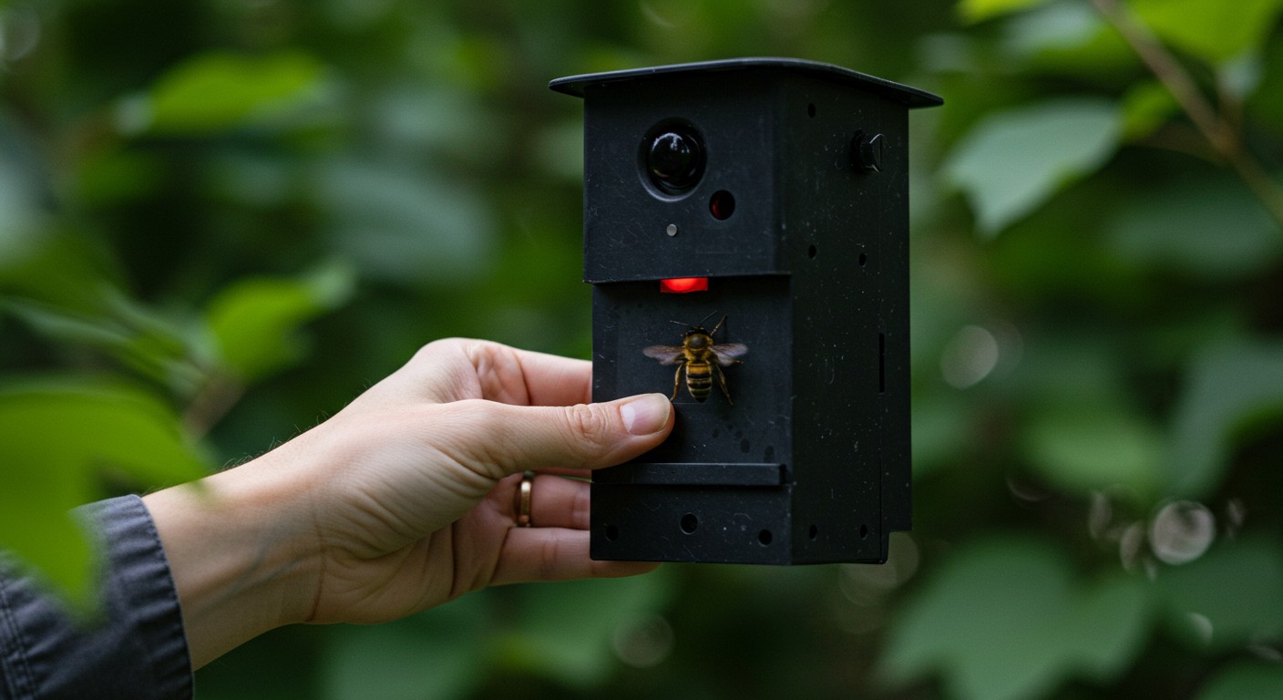 Feature image for Innovative $100 AI Camera Trap Revolutionizes Bee Monitoring