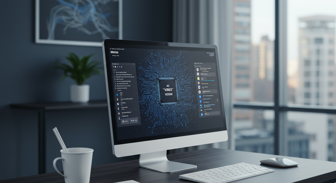 Feature image for Meta's 'Vibes' Revolutionizes AI Video Creation with Social Media Integration