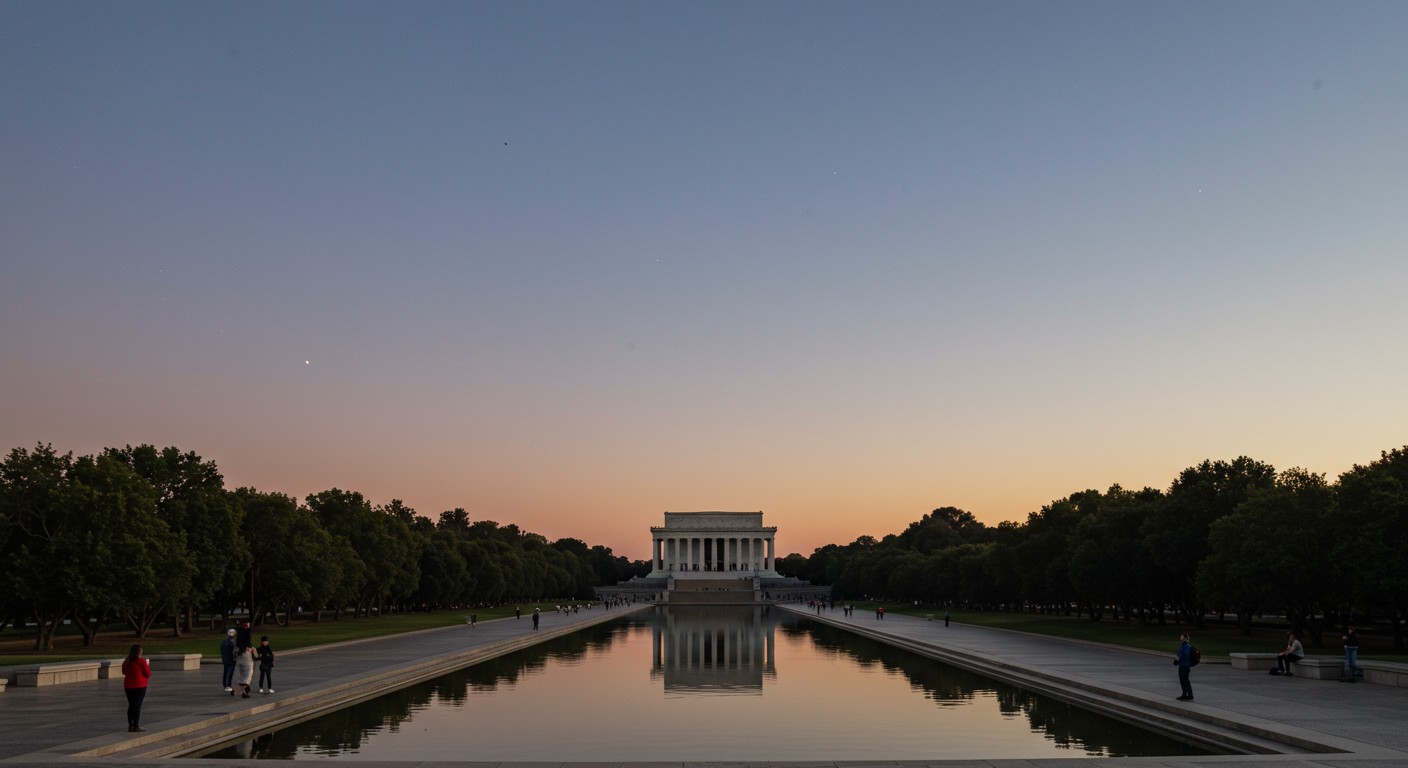 Feature image for President Trump Utilizes AI Imagery to Promote Lincoln Memorial Reflecting Pool Renovation