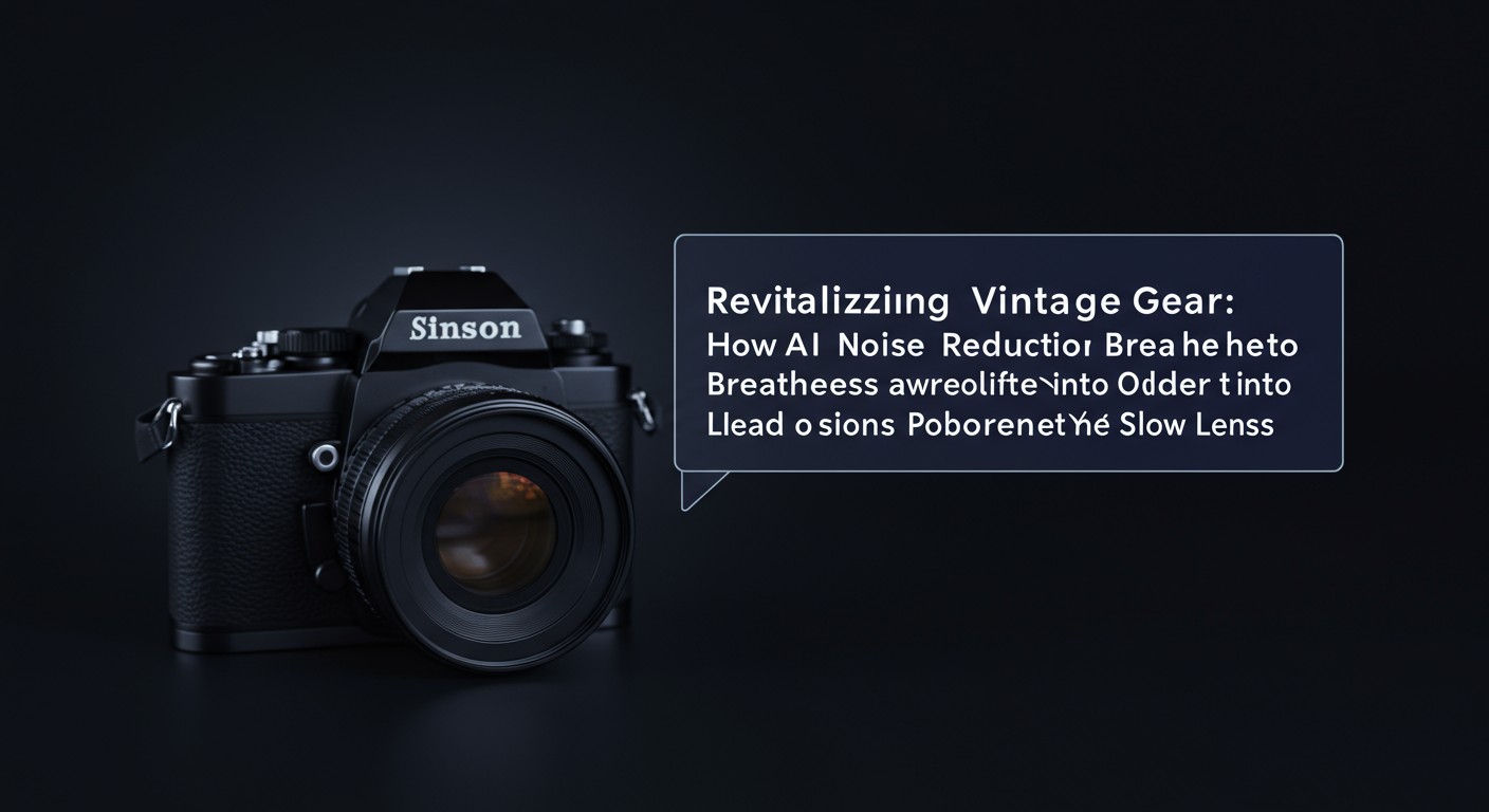 Feature image for Revitalizing Vintage Gear: How AI Noise Reduction Breathes New Life into Older Cameras and Slow Lenses