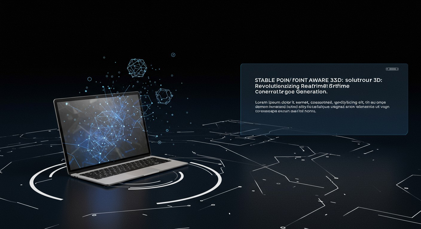 Feature image for Stable Point Aware 3D: Revolutionizing Real-Time 3D Object Generation