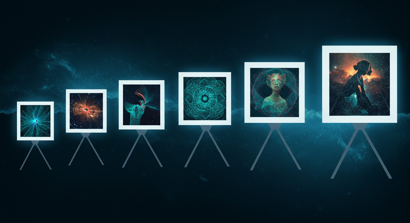 Feature image for The Evolution of Generative Art: From Early Algorithms to AI Masterpieces