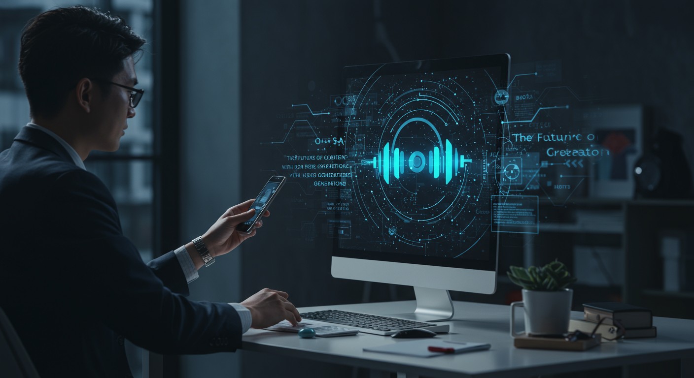 Feature image for The Future of Content Creation with AI Voice and Video Generators