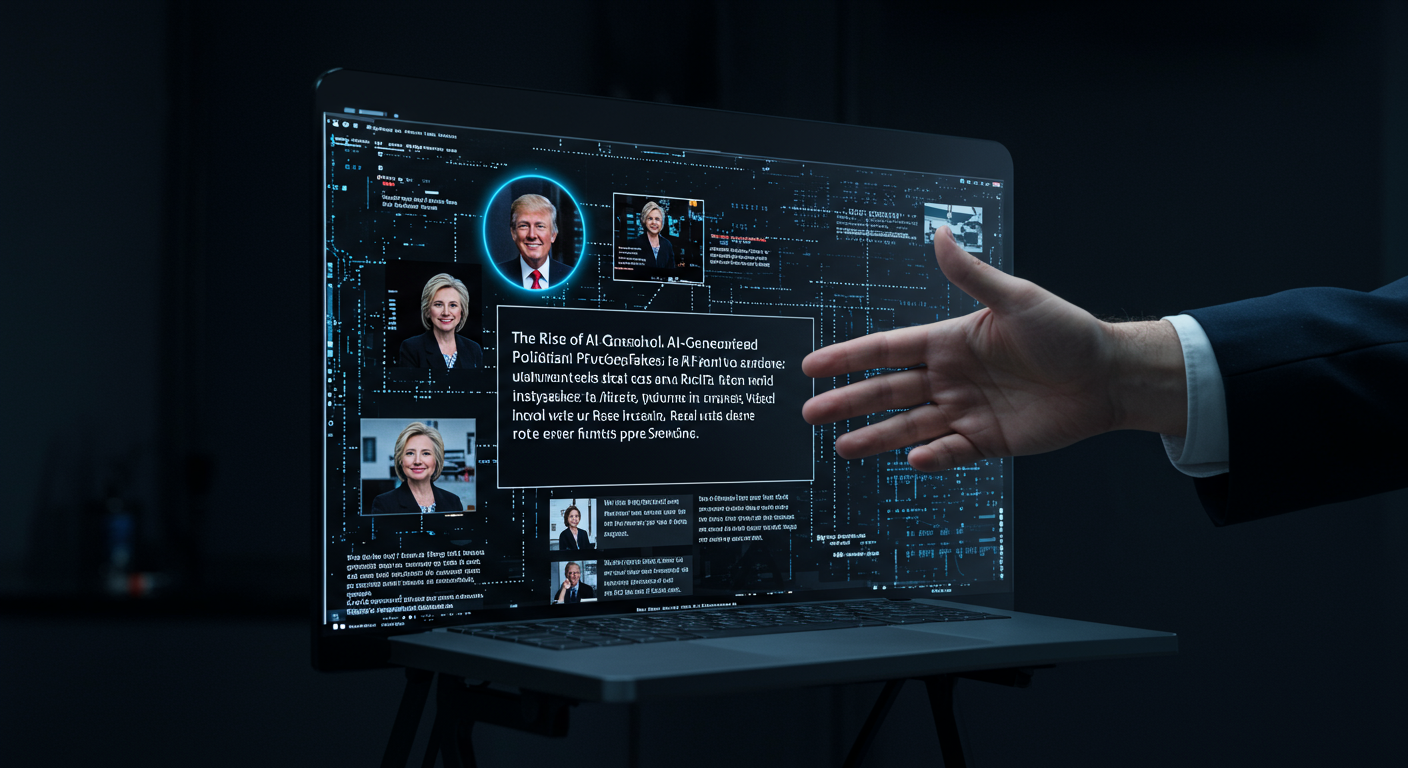Feature image for The Rise of AI-Generated Political Deepfakes: Analyzing the Clinton-Trump Video