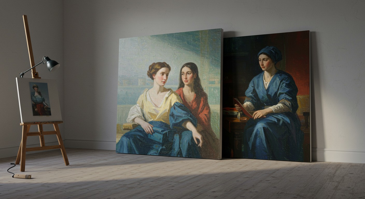 Feature image for The Surge of AI-Crafted Paintings: Transforming the Art Market