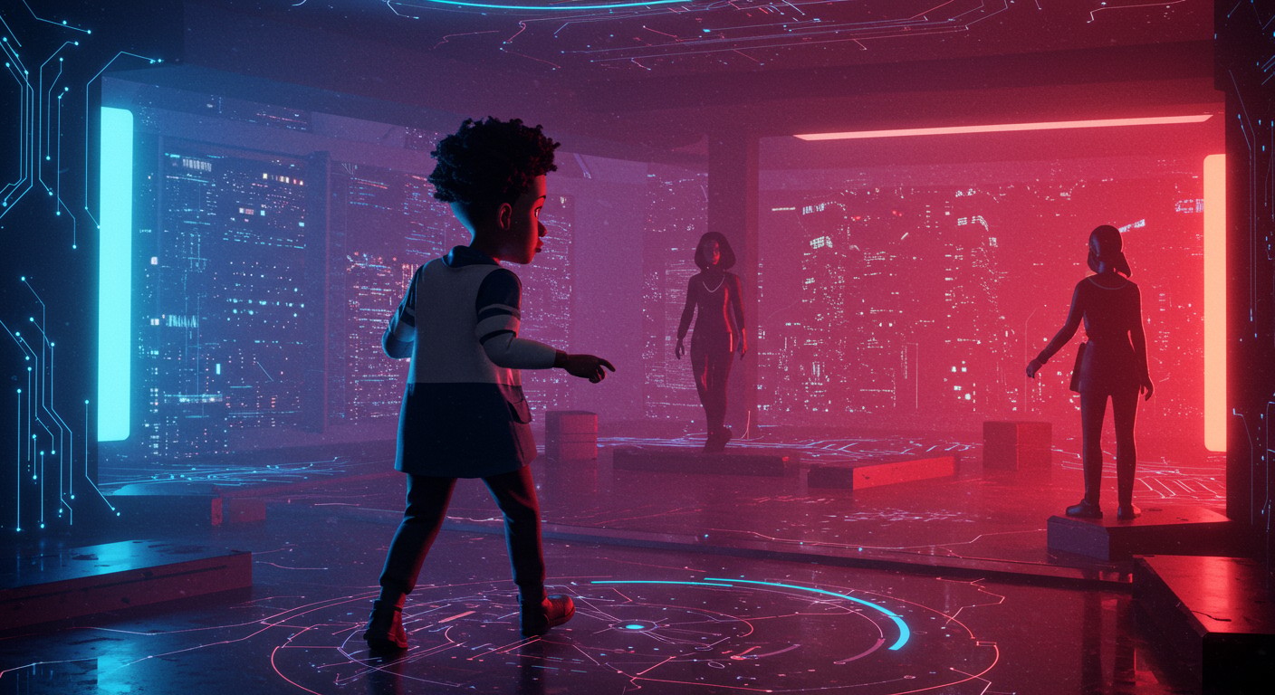 Feature image for Tierre Hummons' 'Synth City': Pioneering AI-Driven Animation and Empowering Black Creators