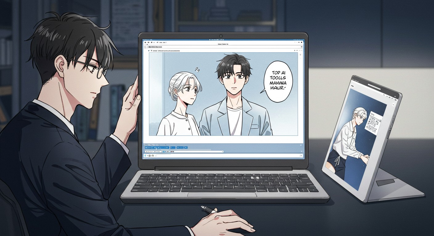Feature image for Top AI Tools for Creating Manhwa-Style Art