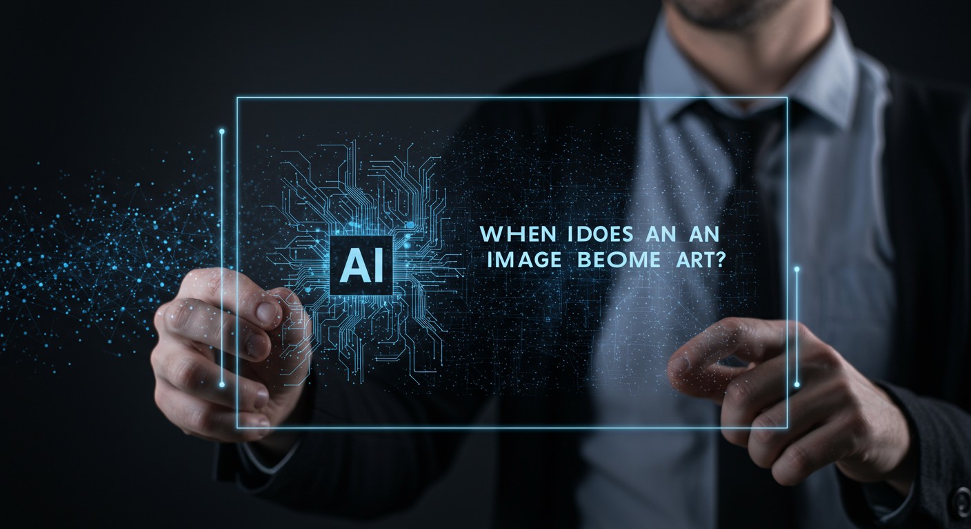 Feature image for When Does an AI Image Become Art?