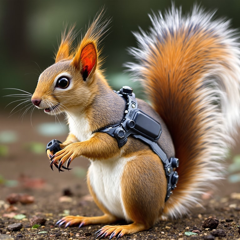 Cybernetic Squirrel: The Future of Wildlife
