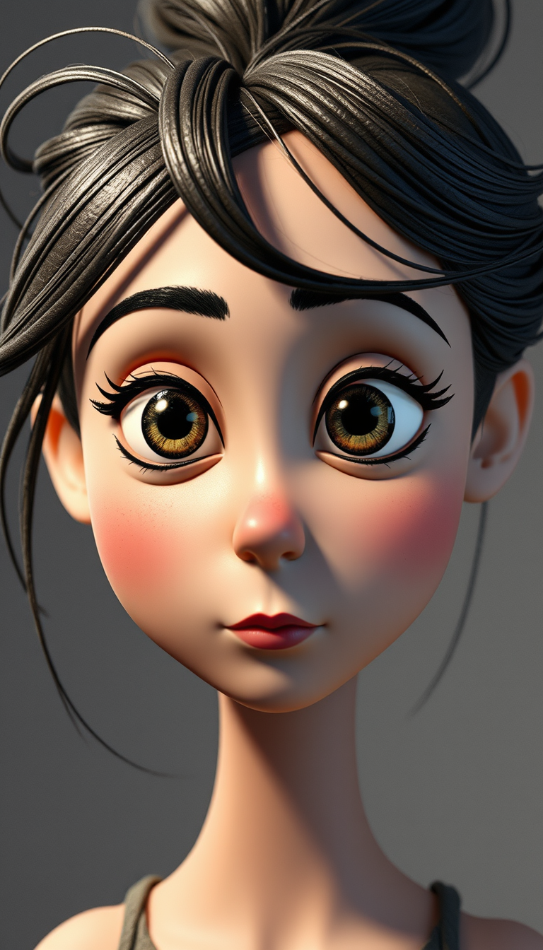 Curious Gaze: Animated Portrait