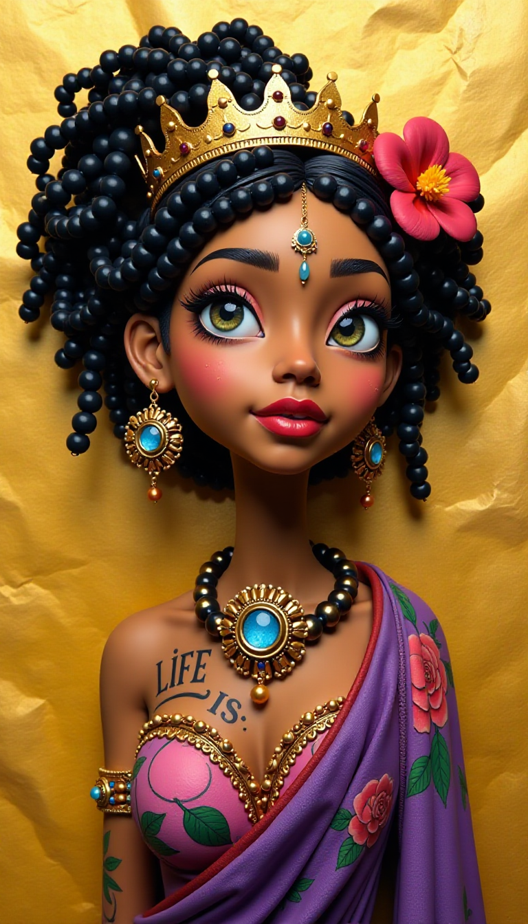 **Enchanted Royalty: The Regal Beauty**
