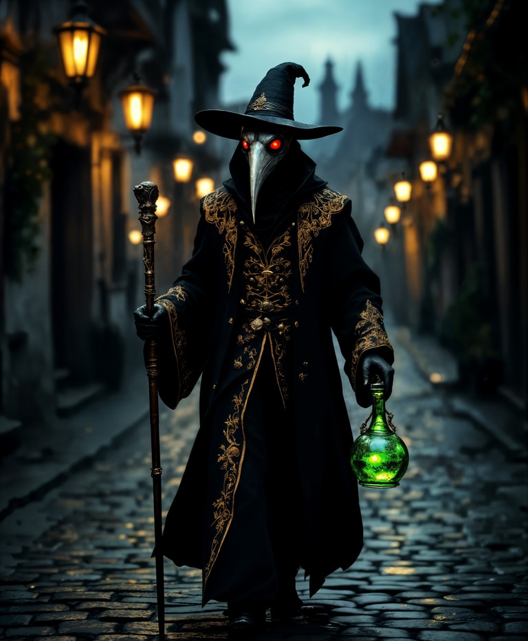Plague Doctor's Nightly Patrol