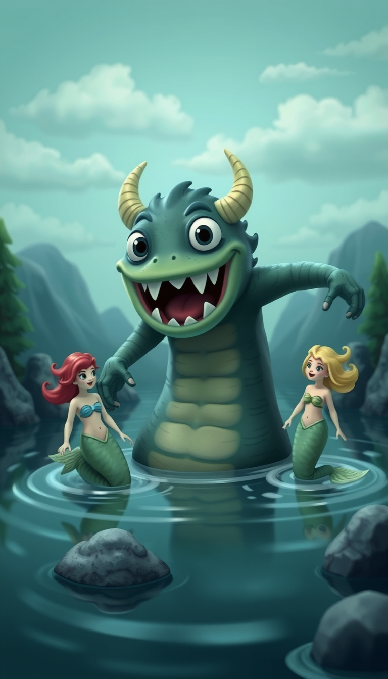 Dragon and Mermaids: A Magical Encounter