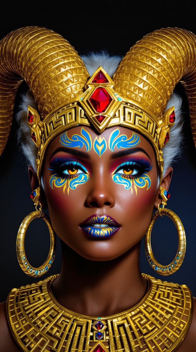 Regal Fantasy: The Golden Horned Sovereign