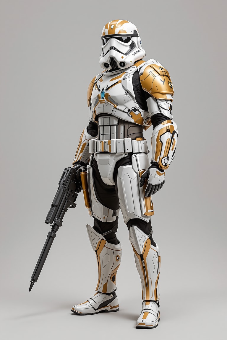 Futuristic Stormtrooper: Gold Edition