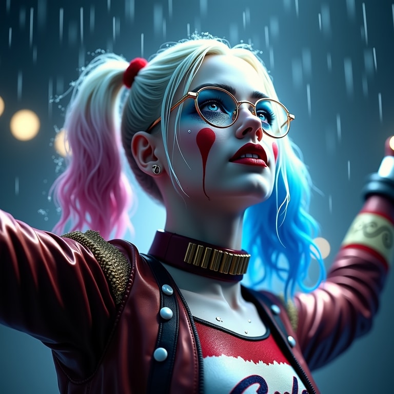 Defiant in the Rain: A Modern Harley Quinn