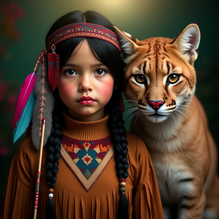 Guardian of the Wild: A Girl and Her Cougar