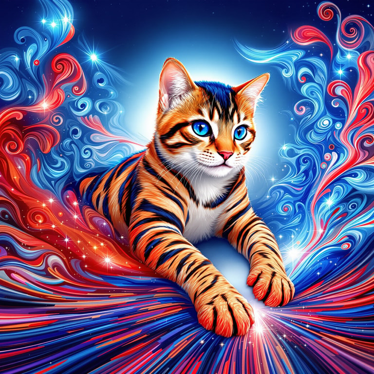 Cosmic Cat: A Journey Through the Stars