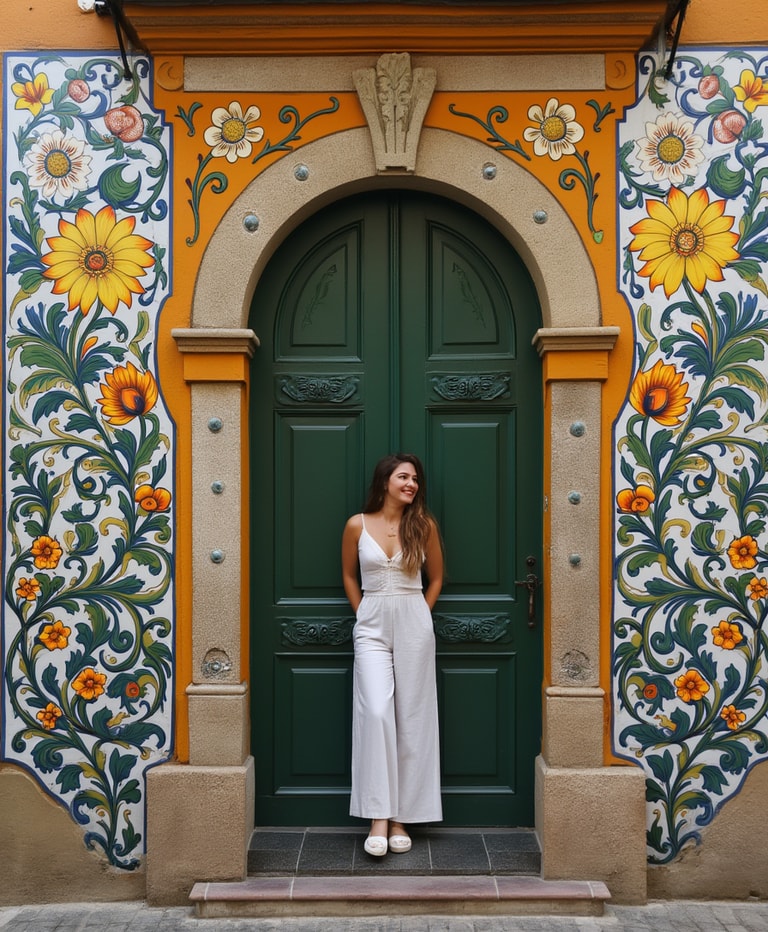 Floral Doorway Elegance