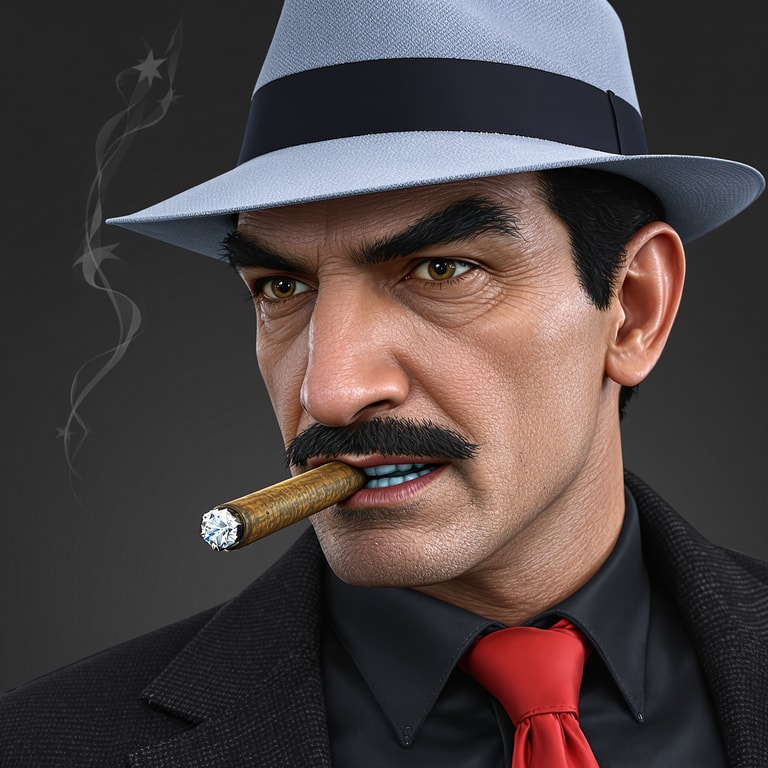 Man with Fedora and Cigar