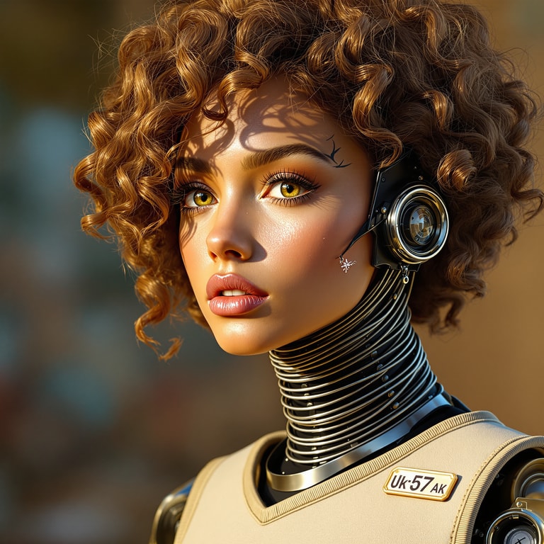 Futuristic Hybrid: The Enigmatic Robot