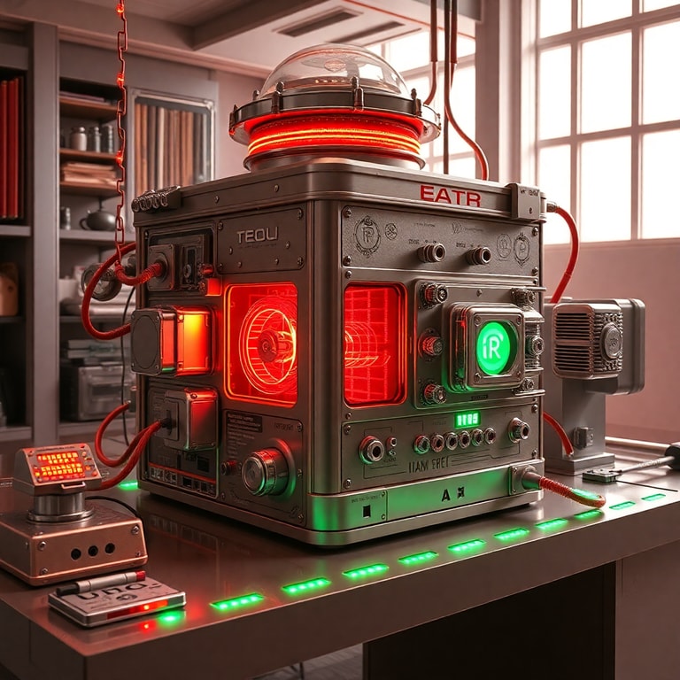 Retro-Futuristic Laboratory Machine