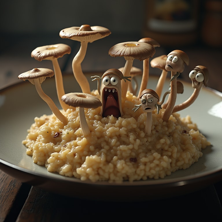 Animated Mushroom Risotto