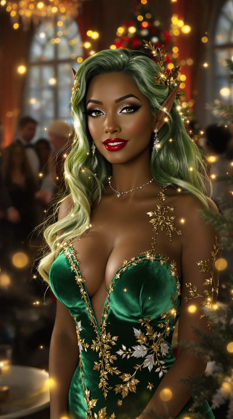 **Enchanted Evening: The Festive Elf**