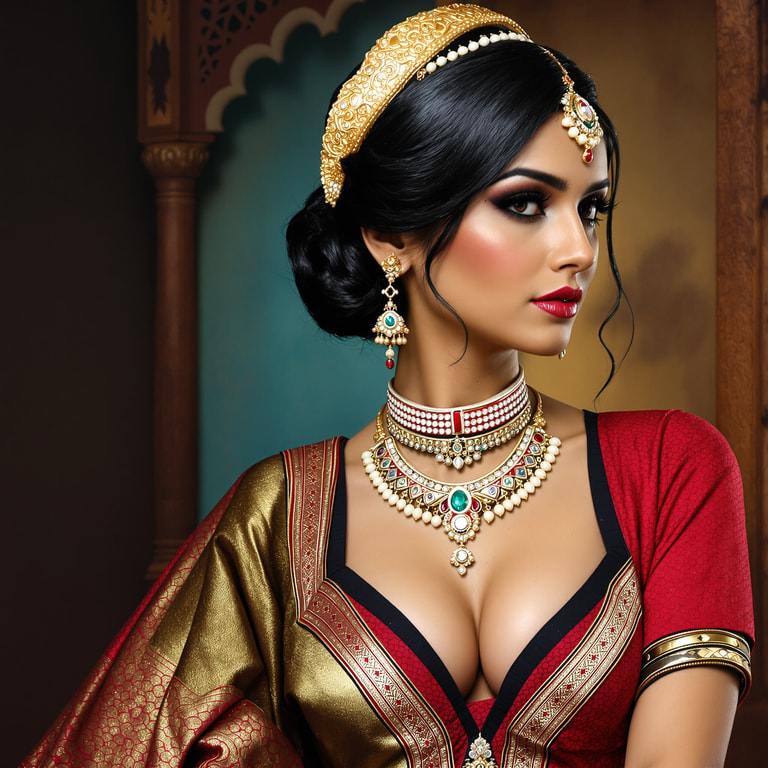Elegance in Tradition: A South Asian Bridal Portrait
