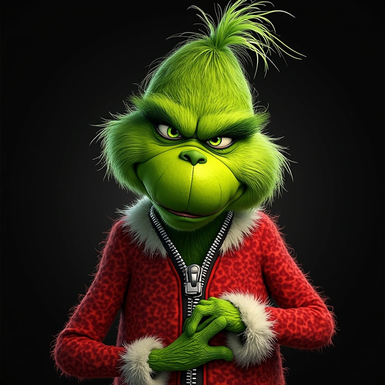 Grinch in Red Jacket