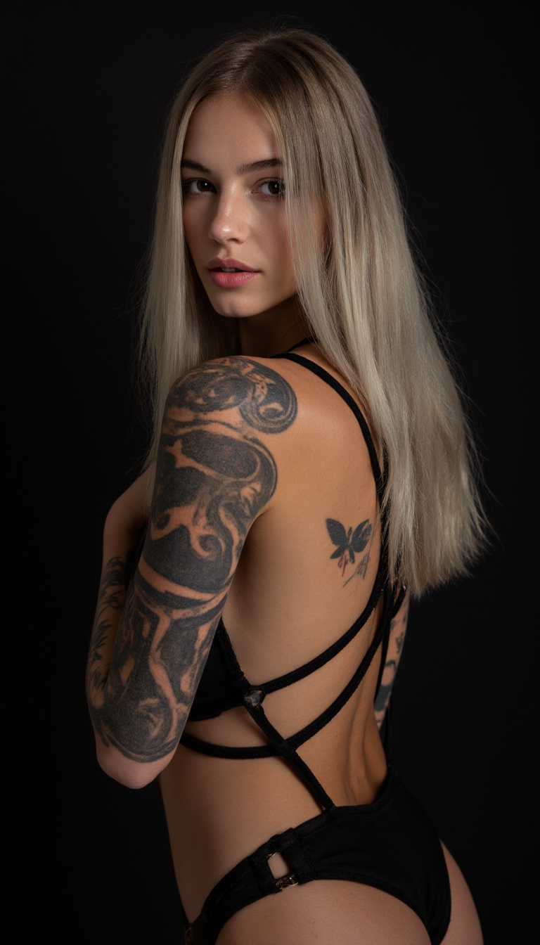 **Elegance in Ink: A Study in Modern Body Art**