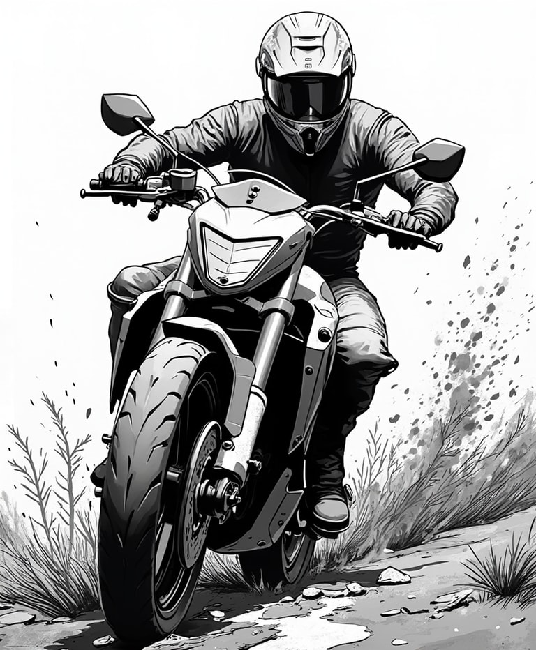 Monochrome Rider: The Off-Road Adventure