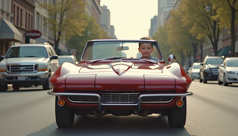 Child's Drive in a Classic