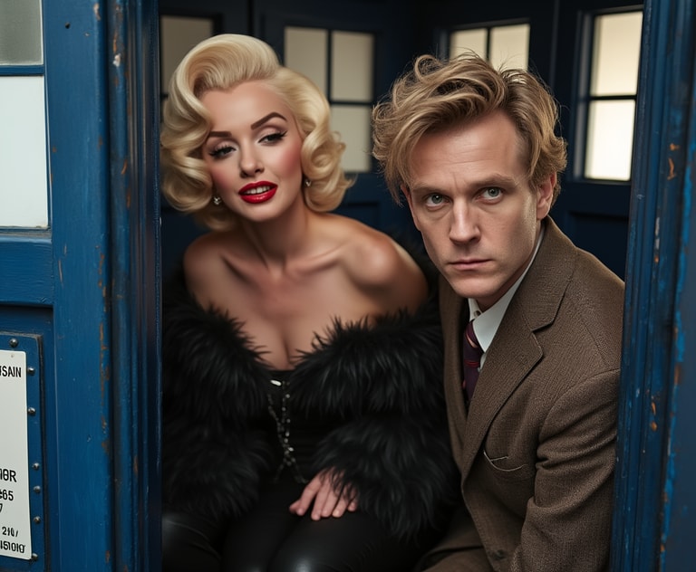 Time Travelers in Retro Glamour