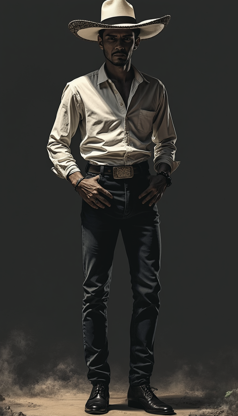 Man in the Shadows: A Western Standoff