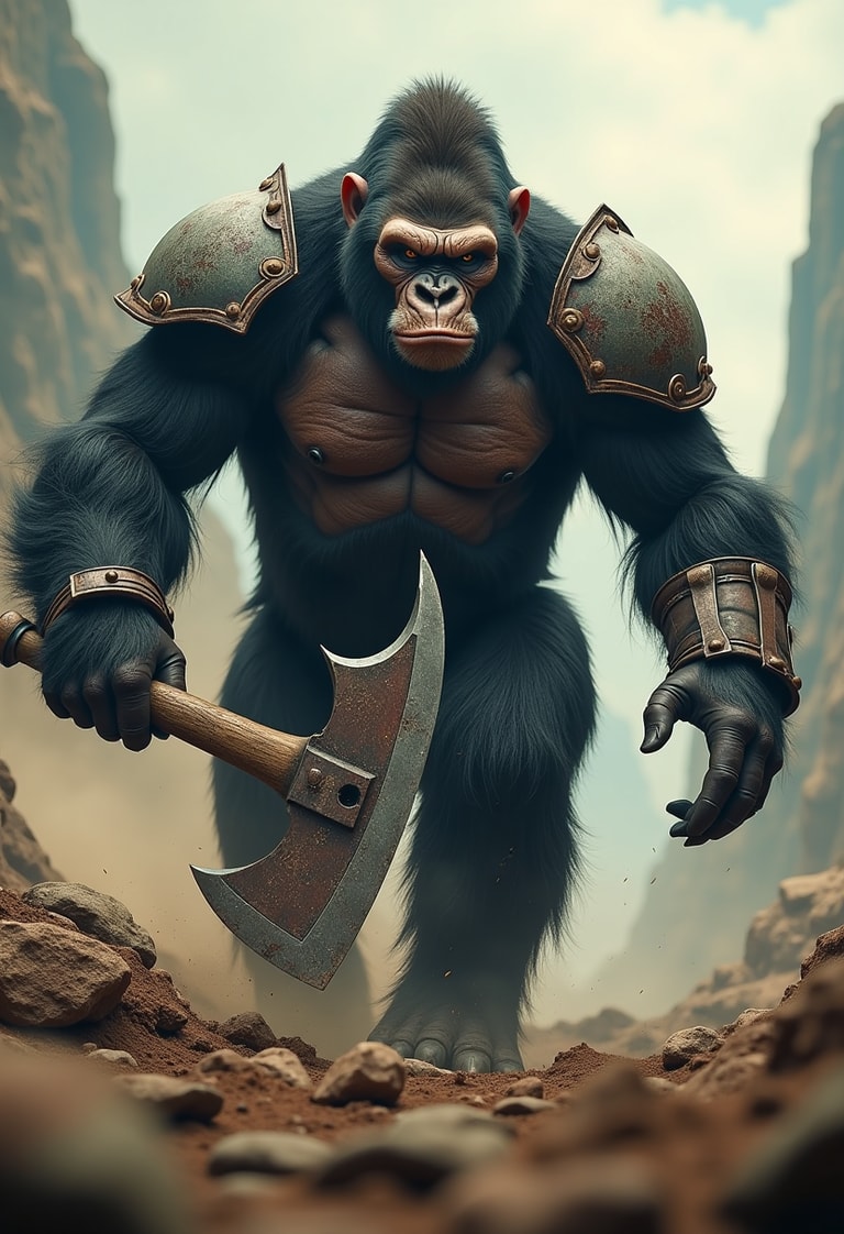 Warrior of the Mountain: The Armored Gorilla