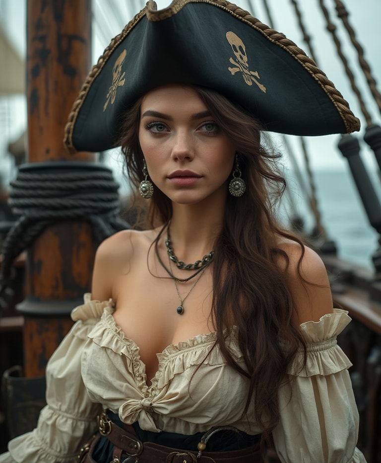 Pirate's Daughter on the High Seas