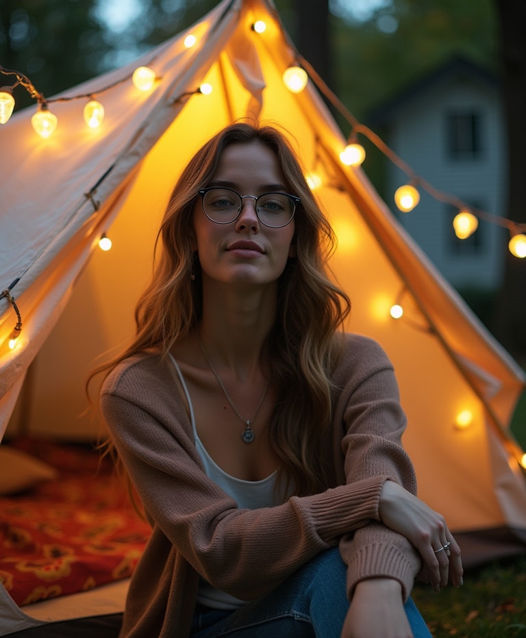 Cozy Night in the Tent