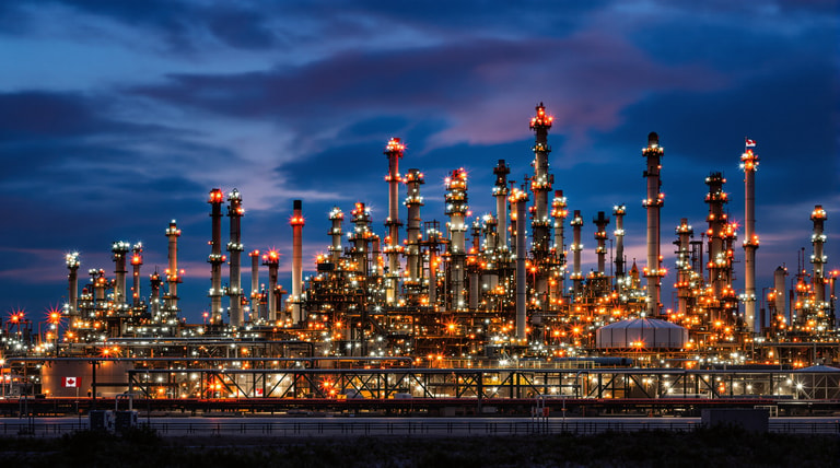 Twilight at the Refinery