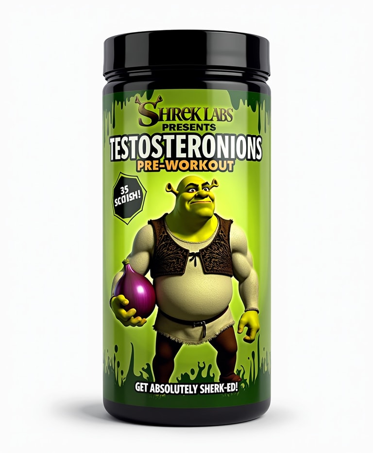 Shrek Labs Testosteronions Pre-Workout Supplement
