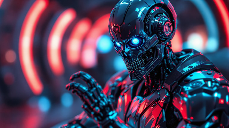 Neon Sentinel: The Cyberpunk Guardian