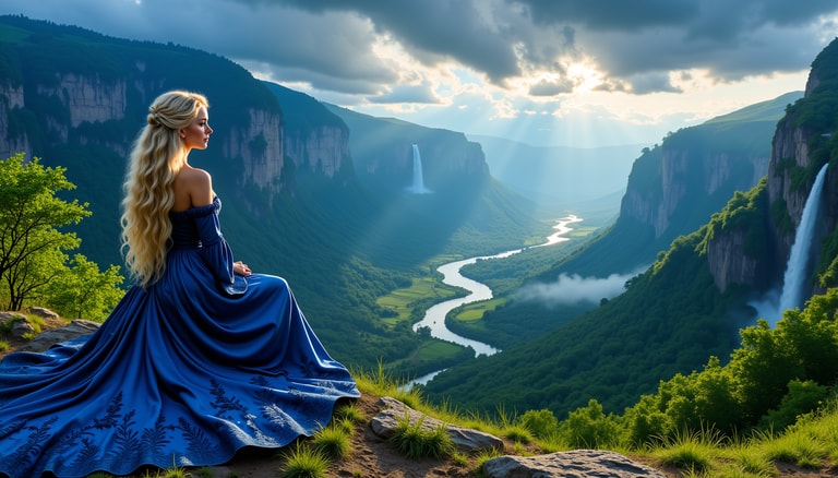 Serenity Over the Valley