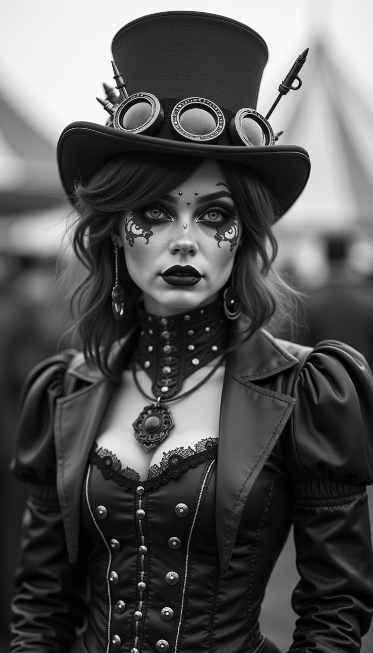 Steampunk Elegance: A Glimpse into the Past