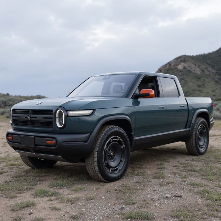 Rugged Elegance: The Modern Pickup in Nature