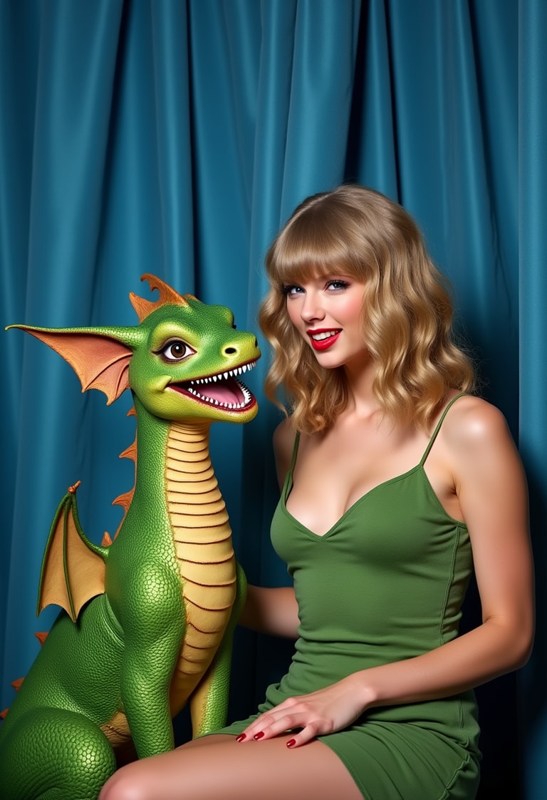 Companions in Green: A Whimsical Encounter